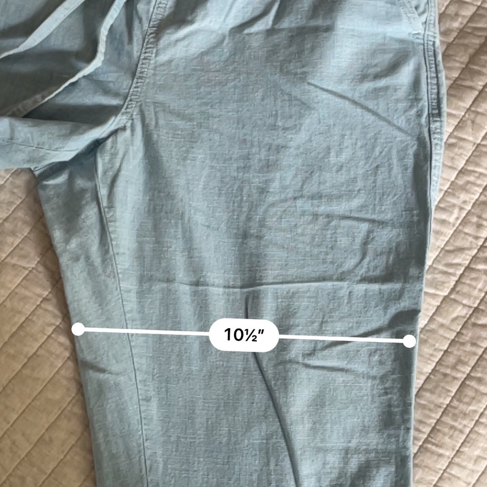 J.Crew Chambray Tie-Waist Denim Crop Pants - Picture 7 of 8